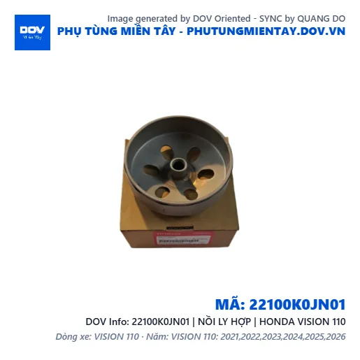 22100K0JN01 | NỒI LY HỢP | HONDA VISION 110 — 22100K0JN01