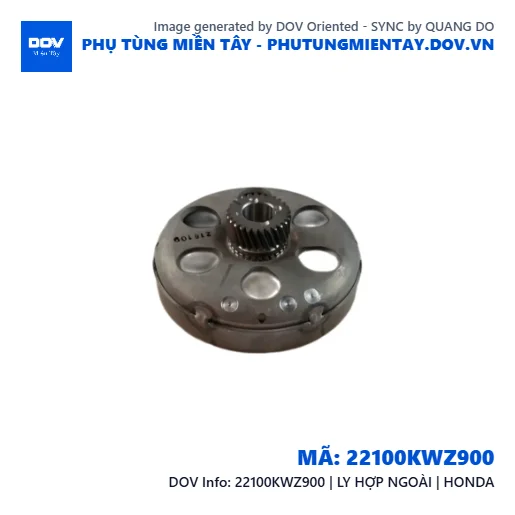 22100KWZ900 | LY HỢP NGOÀI | HONDA — 22100KWZ900