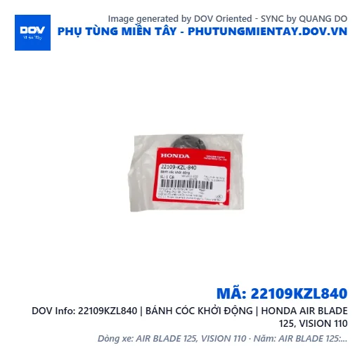 22109KZL840 | BÁNH CÓC KHỞI ĐỘNG | HONDA AIR BLADE 125, VISION 110 — 22109KZL840