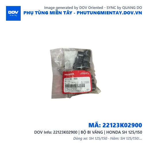 22123K02900 | BỘ BI VĂNG | HONDA SH 125/150 — 22123K02900