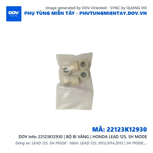 22123K12930 | BỘ BI VĂNG | HONDA LEAD 125, SH MODE — 22123K12930