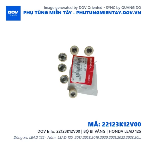 22123K12V00 | BỘ BI VĂNG | HONDA LEAD 125 — 22123K12V00