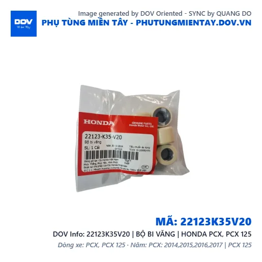 22123K35V20 | BỘ BI VĂNG | HONDA PCX, PCX 125 — 22123K35V20
