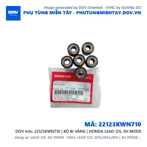 22123KWN710 | BỘ BI VĂNG | HONDA LEAD 125, SH MODE — 22123KWN710