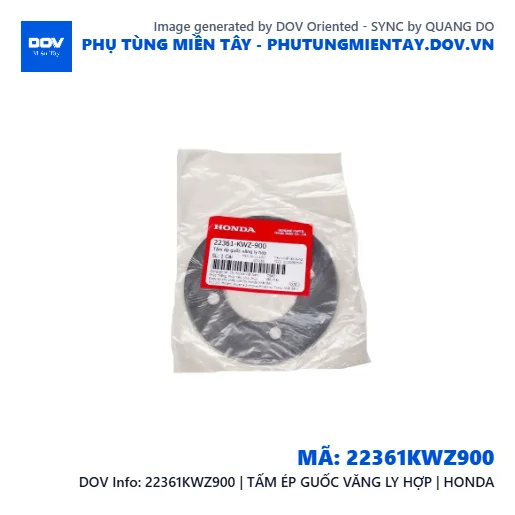 22361KWZ900 | TẤM ÉP GUỐC VĂNG LY HỢP | HONDA  — 22361KWZ900