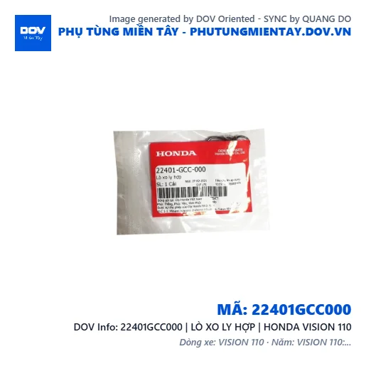 22401GCC000 | LÒ XO LY HỢP | HONDA VISION 110 — 22401GCC000