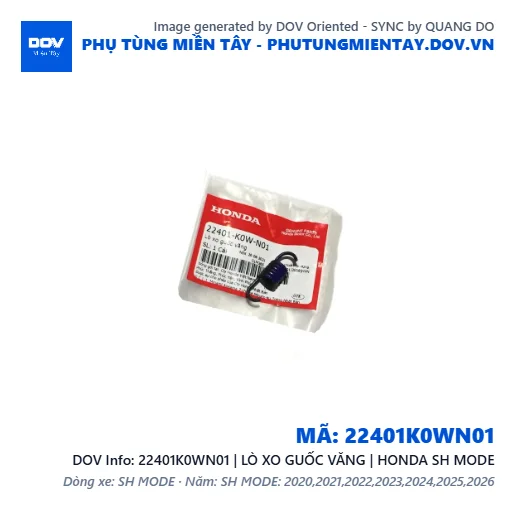 22401K0WN01 | LÒ XO GUỐC VĂNG | HONDA SH MODE — 22401K0WN01