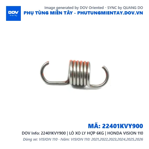 22401KVY900 | LÒ XO LY HỢP 6KG | HONDA VISION 110 — 22401KVY900