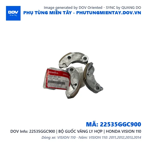 22535GGC900 | BỘ GUỐC VĂNG LY HỢP | HONDA VISION 110 — 22535GGC900