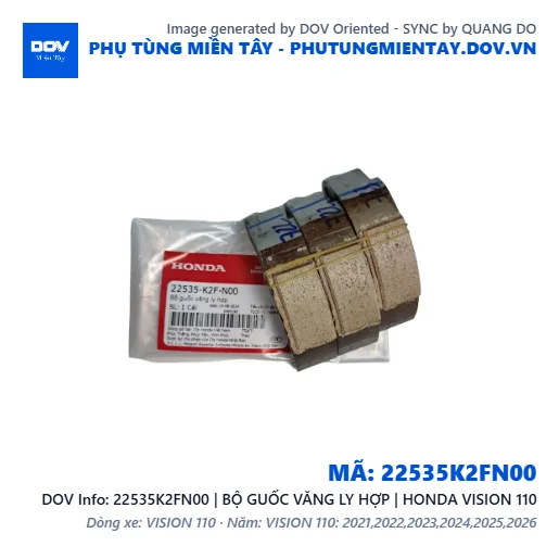 22535K2FN00 | BỘ GUỐC VĂNG LY HỢP | HONDA VISION 110 — 22535K2FN00