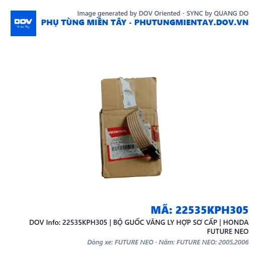 22535KPH305 | BỘ GUỐC VĂNG LY HỢP SƠ CẤP | HONDA FUTURE NEO — 22535KPH305