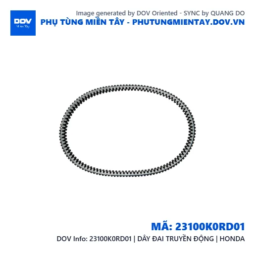 23100K0RD01 | DÂY ĐAI TRUYỀN ĐỘNG | HONDA — 23100K0RD01