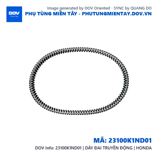 23100K1ND01 | DÂY ĐAI TRUYỀN ĐỘNG | HONDA — 23100K1ND01