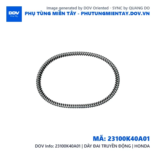23100K40A01 | DÂY ĐAI TRUYỀN ĐỘNG | HONDA — 23100K40A01