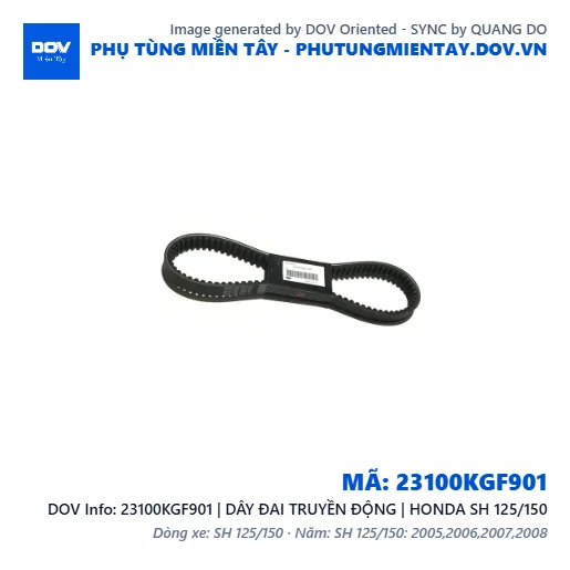 23100KGF901 | DÂY ĐAI TRUYỀN ĐỘNG | HONDA SH 125/150 — 23100KGF901