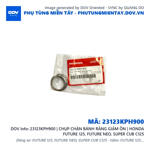 23123KPH900 | CHỤP CHẶN BÁNH RĂNG GIẢM ỒN | HONDA FUTURE 125, FUTURE NEO, SUPER CUB C125 — 23123KPH900