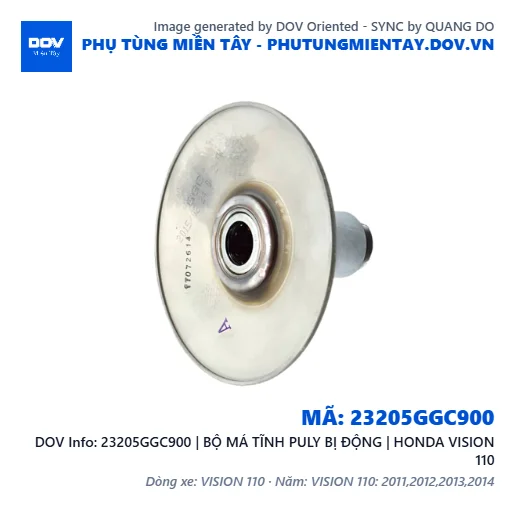 23205GGC900 | BỘ MÁ TĨNH PULY BỊ ĐỘNG | HONDA VISION 110 — 23205GGC900
