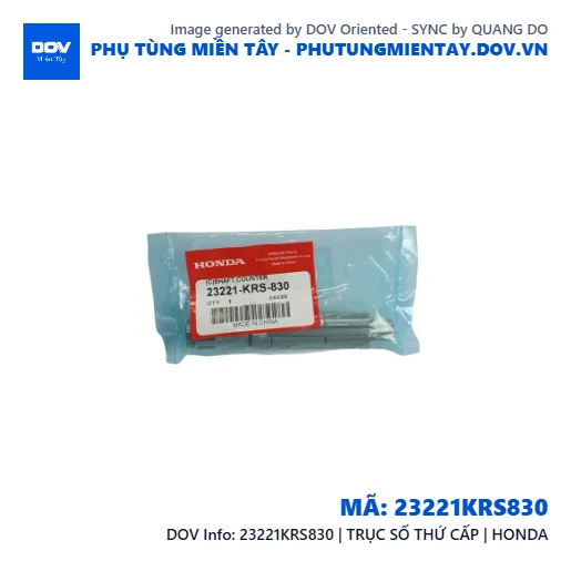 23221KRS830 | TRỤC SỐ THỨ CẤP | HONDA — 23221KRS830