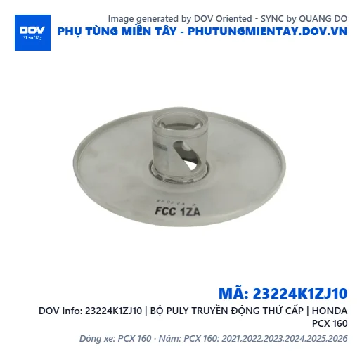 23224K1ZJ10 | BỘ PULY TRUYỀN ĐỘNG THỨ CẤP | HONDA PCX 160 — 23224K1ZJ10
