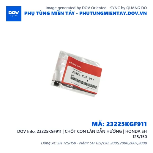 23225KGF911 | CHỐT CON LĂN DẪN HƯỚNG | HONDA SH 125/150 — 23225KGF911