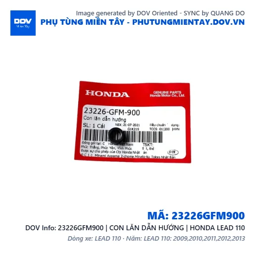 23226GFM900 | CON LĂN DẪN HƯỚNG | HONDA LEAD 110 — 23226GFM900