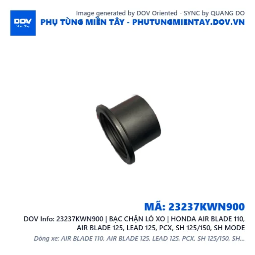 23237KWN900 | BẠC CHẶN LÒ XO | HONDA AIR BLADE 110, AIR BLADE 125, LEAD 125, PCX, SH 125/150, SH MODE — 23237KWN900