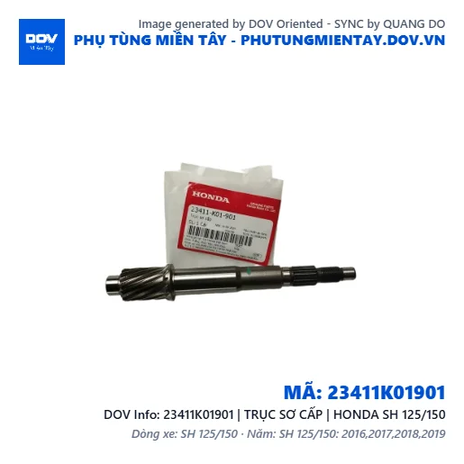 23411K01901 | TRỤC SƠ CẤP | HONDA SH 125/150 — 23411K01901
