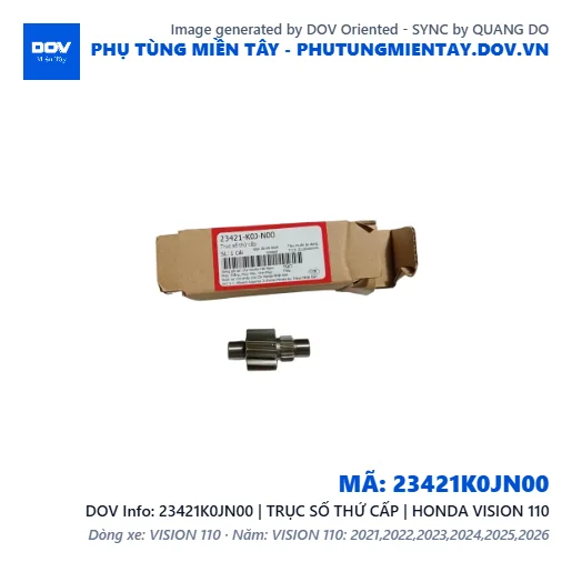 23421K0JN00 | TRỤC SỐ THỨ CẤP | HONDA VISION 110 — 23421K0JN00