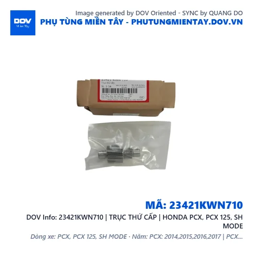 23421KWN710 | TRỤC THỨ CẤP | HONDA PCX, PCX 125, SH MODE — 23421KWN710