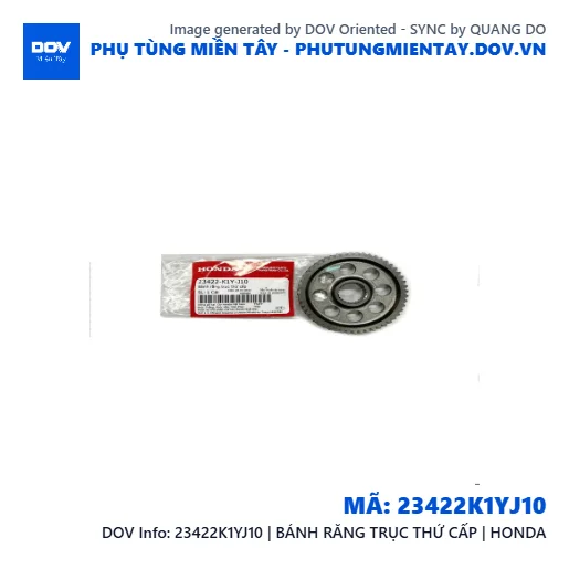 23422K1YJ10 | BÁNH RĂNG TRỤC THỨ CẤP | HONDA  — 23422K1YJ10