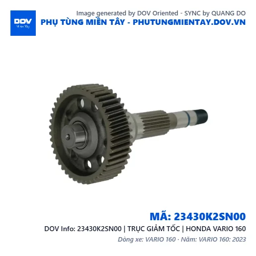 23430K2SN00 | TRỤC GIẢM TỐC | HONDA VARIO 160 — 23430K2SN00