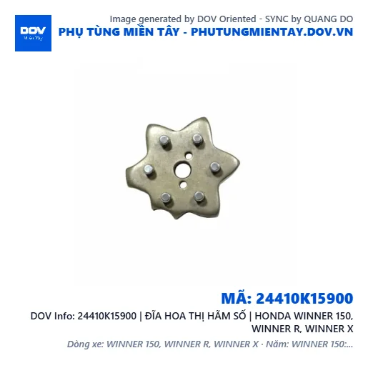24410K15900 | ĐĨA HOA THỊ HÃM SỐ | HONDA WINNER 150, WINNER R, WINNER X — 24410K15900