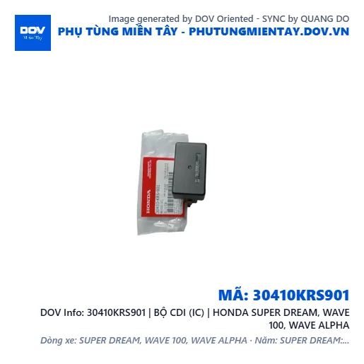 30410KRS901 | BỘ CDI (IC) | HONDA SUPER DREAM, WAVE 100, WAVE ALPHA — 30410KRS901
