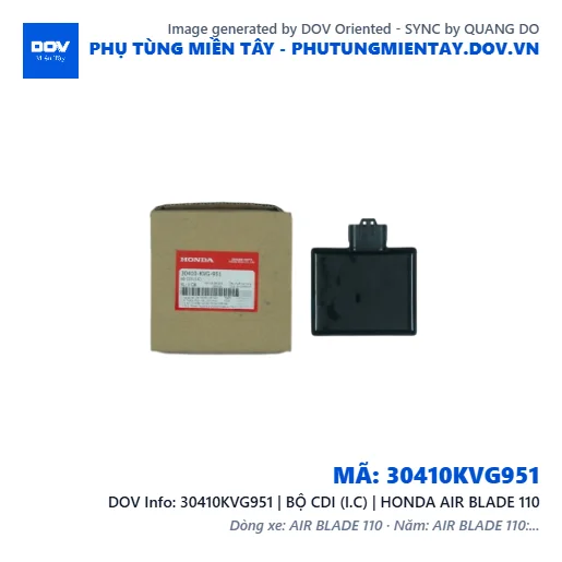 30410KVG951 | BỘ CDI (I.C) | HONDA AIR BLADE 110 — 30410KVG951