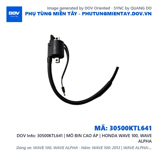 30500KTL641 | MÔ BIN CAO ÁP | HONDA WAVE 100, WAVE ALPHA — 30500KTL641