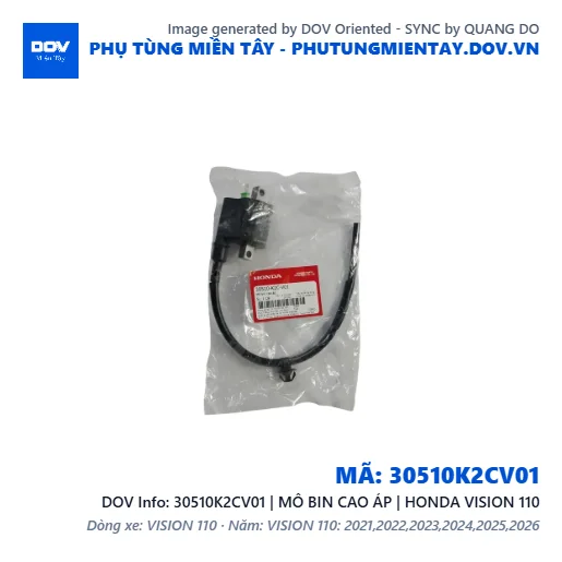 30510K2CV01 | MÔ BIN CAO ÁP | HONDA VISION 110 — 30510K2CV01