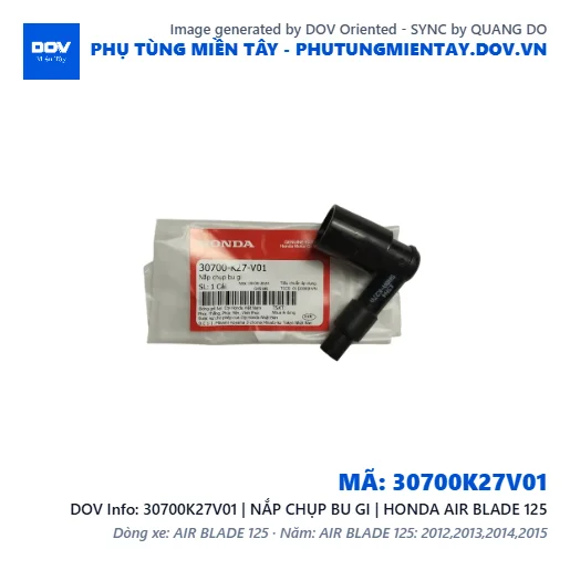 30700K27V01 | NẮP CHỤP BU GI | HONDA AIR BLADE 125 — 30700K27V01