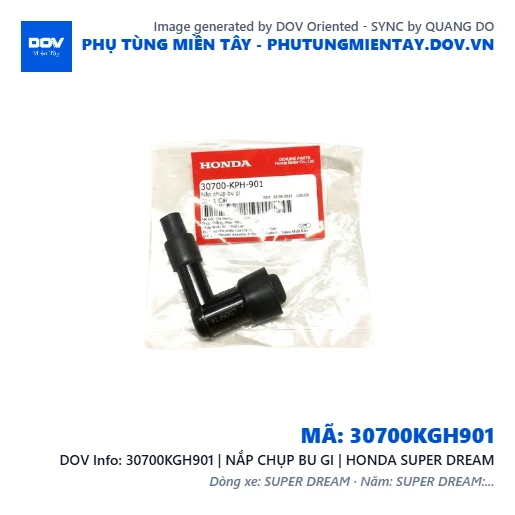 30700KGH901 | NẮP CHỤP BU GI | HONDA SUPER DREAM — 30700KGH901