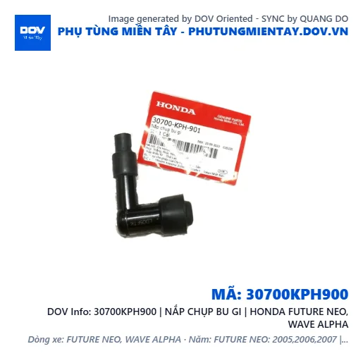 30700KPH900 | NẮP CHỤP BU GI | HONDA FUTURE NEO, WAVE ALPHA — 30700KPH900