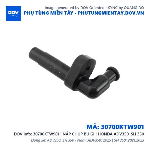 30700KTW901 | NẮP CHỤP BU GI | HONDA ADV350, SH 350 — 30700KTW901