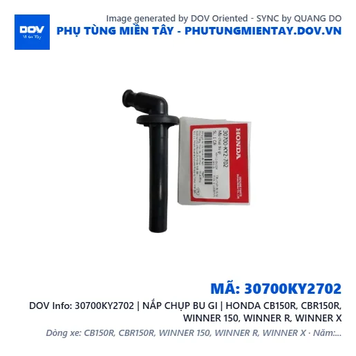 30700KY2702 | NẮP CHỤP BU GI | HONDA CB150R, CBR150R, WINNER 150, WINNER R, WINNER X — 30700KY2702