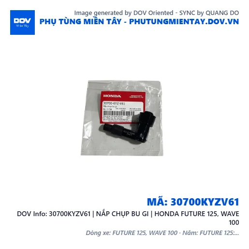 30700KYZV61 | NẮP CHỤP BU GI | HONDA FUTURE 125, WAVE 100 — 30700KYZV61