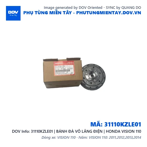 31110KZLE01 | BÁNH ĐÀ VÔ LĂNG ĐIỆN | HONDA VISION 110 — 31110KZLE01