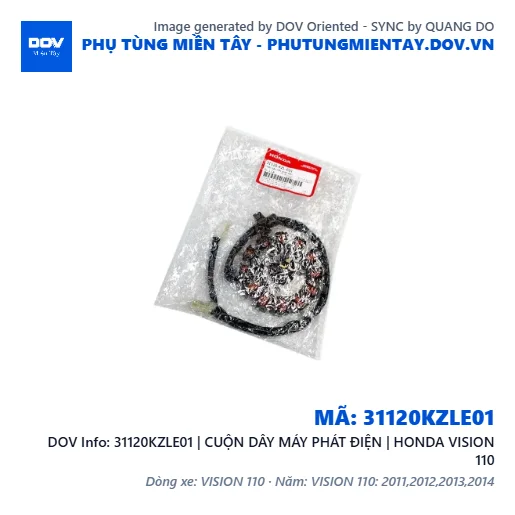 31120KZLE01 | CUỘN DÂY MÁY PHÁT ĐIỆN | HONDA VISION 110 — 31120KZLE01