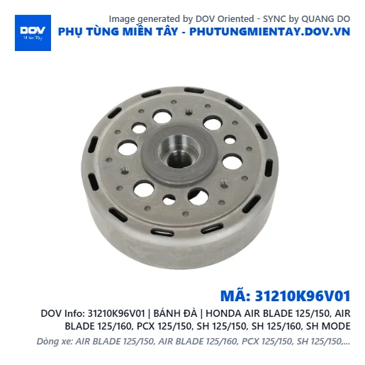 31210K96V01 | BÁNH ĐÀ | HONDA AIR BLADE 125/150, AIR BLADE 125/160, PCX 125/150, SH 125/150, SH 125/160, SH MODE — 31210K96V01