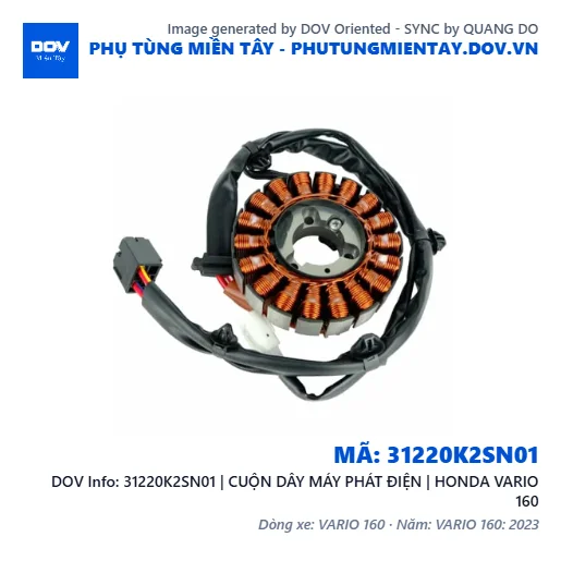31220K2SN01 | CUỘN DÂY MÁY PHÁT ĐIỆN | HONDA VARIO 160 — 31220K2SN01