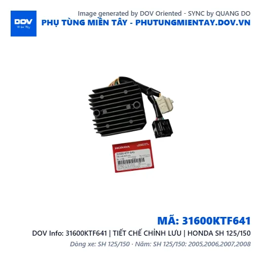 31600KTF641 | TIẾT CHẾ CHỈNH LƯU | HONDA SH 125/150 — 31600KTF641