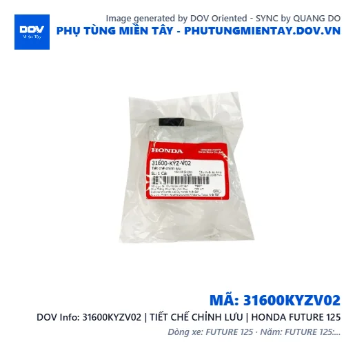 31600KYZV02 | TIẾT CHẾ CHỈNH LƯU | HONDA FUTURE 125 — 31600KYZV02