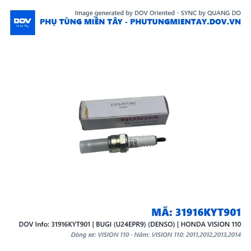 31916KYT901 | BUGI (U24EPR9) (DENSO) | HONDA VISION 110 — 31916KYT901