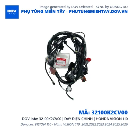 32100K2CV00 | DÂY ĐIỆN CHÍNH | HONDA VISION 110 — 32100K2CV00